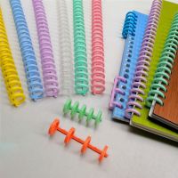 5pcs 13mm 30 Hole Binding Rings A4/A5/B5 Loose-leaf Strip Plastic Spiral Notebook Clip Office Buckle Stationery Office Supplies Note Books Pads