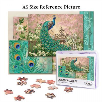 Jewel Of The Garden Wooden Jigsaw Puzzle 500 Pieces Educational Toy Painting Art Decor Decompression toys 500pcs