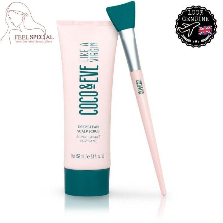 COCO & EVE Like A Virgin Deep Clean Scalp Scrub Support hair growth