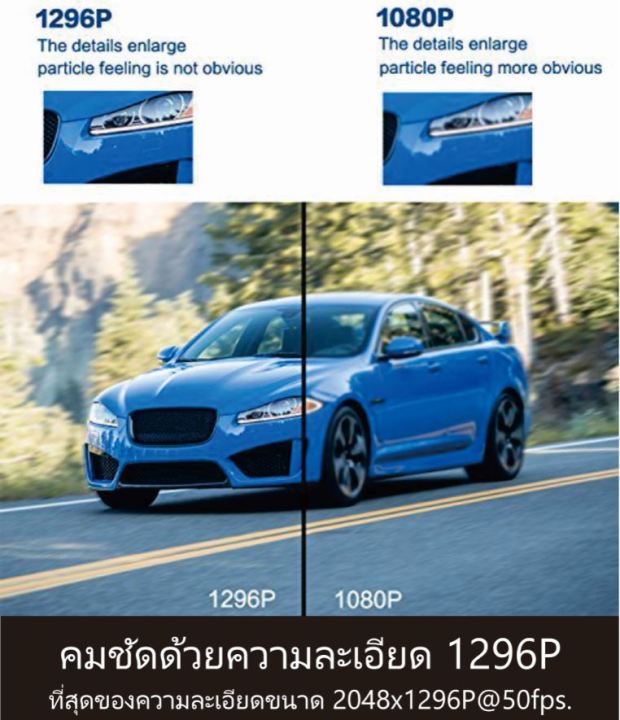 vango-กล้องติดรถยนต์-รุ่น-m50-dual-camera-ภาพคมชัดระดับ-super-hd-1296p-เลนส์กว้าง-170-องศา-จอภาพ-lcd-5-นิ้ว