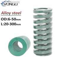 ⊙ Alloy steel Heavy load Green Spiral Stamping Compression Mould Die Spring Outer Diameter 6-50mm Length 20-300mm