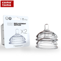 (ถูกที่สุด)จุกนมcomo จุกนมคอกว้าง จุกนมซิลิโคนสำหรับขวดนม Comotomo Pacifier (2 ชิ้น) ของแท้100%