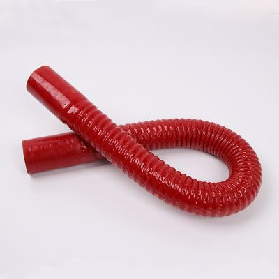 Red Universal 40 100mm Silicone Flexible Hose Water Radiator Tube for Air Intake High Pressure High Temperature Rubber Joiner