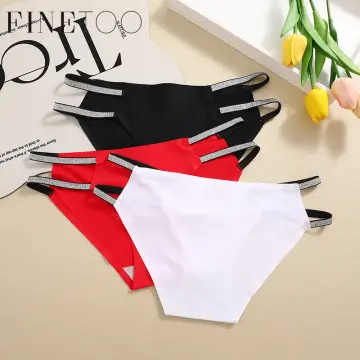 FINETOO Seamless Panties Women Rose Printing Underwear Fashion