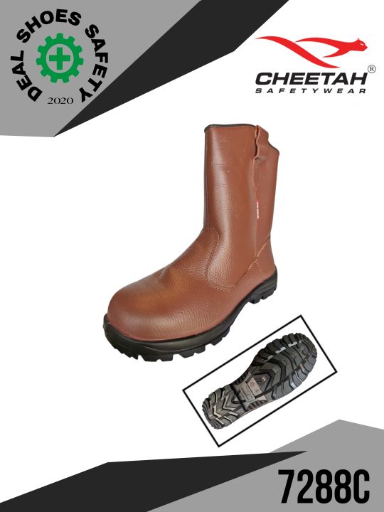 Sepatu Safety Cheetah 7288 Cokelat - Safety Shoes Cheetah 7228C