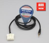 aux ปลั๊กตรงรุ่น ปลาย3.5mm ตัวผู้ สำหรับ วิทยุติดรถ mazda3 ปี2007 2008 2009 2010