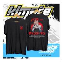 【New】เสื้อเบลาส์ เสื้อยืด พิมพ์ลายอนิเมะ Power CHAINSAW MAN สไตล์ญี่ปุ่นเสื้อยืด