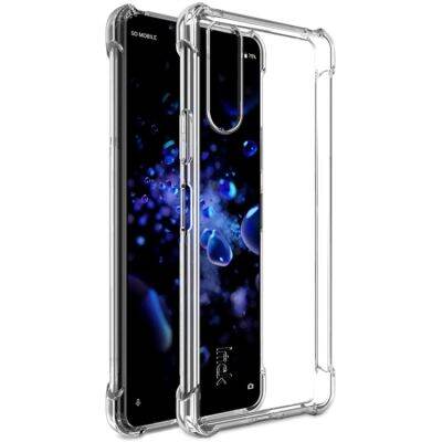 (EForgalaxy) สำหรับ Sony Xperia 10 II IMAK ซองป้องกัน TPU ถุงลมนิรภัยแบบรวมทุกอย่างพร้อมปกป้องหน้าจอ