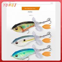 YONGJ 3pcs หางหมุนได้ ใบพัด warbler Lure ป๊อปเปอร์ ลอยลอยได้ เหยื่อตกปลา topwater 2023 เสียงเบสเบส เหยื่อปลอมเบส อุปกรณ์ตกปลาสำหรับตกปลา