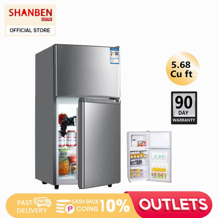 ⚡️ Fast delivery⚡️ SHANBEN Twodoor refrigerator 4.8 Cu ft