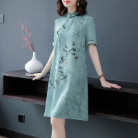 HOT LOZKLHWKLGHWH 5762020 ใหม่ cheongsam H Anfu รุ่นที่ดีขึ้นของสไตล์โบราณสองชิ้นชุดสูทเด็กฤดูร้อนชุดบางๆ