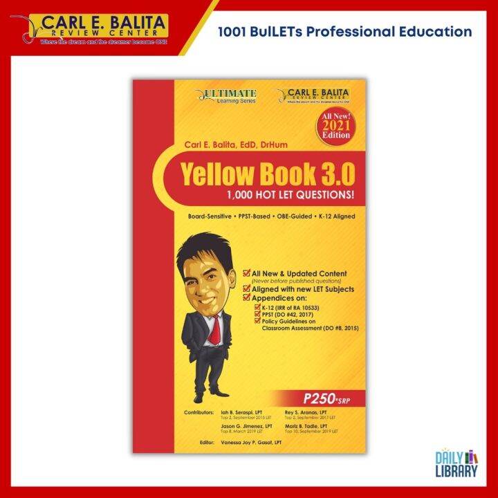 CBRC Yellow Book 3.0 (Prof Ed Gen Ed) | Lazada PH