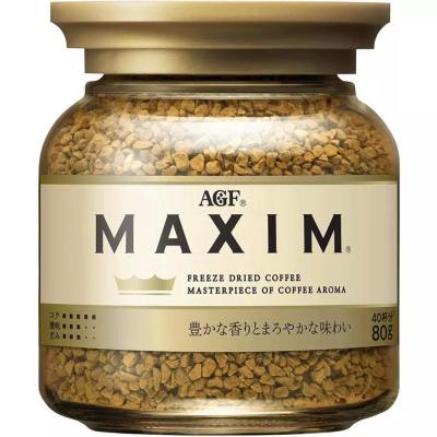 MAXIM FREEZE DRIED COFFEE กาแฟแม็กซิม รุ่นโกลด์ (สีทอง) ขนาด80g