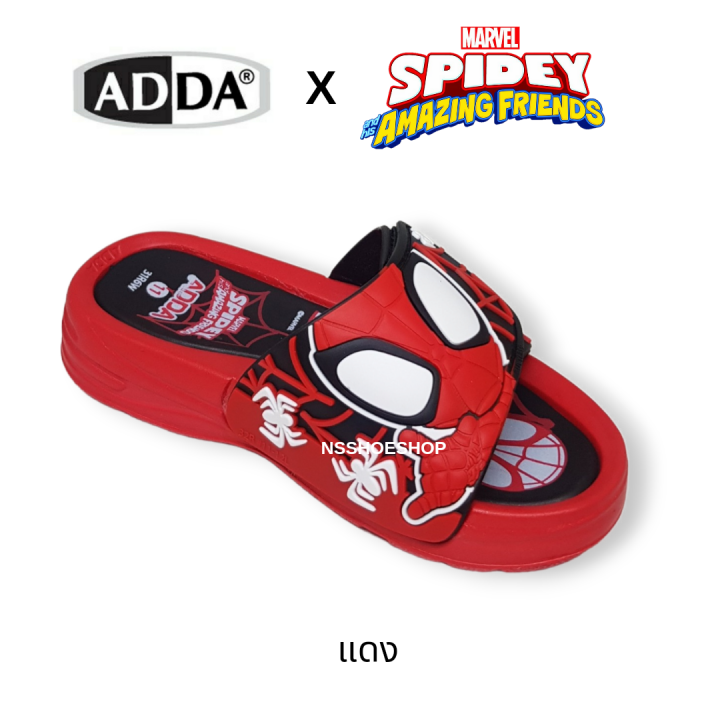 adda-31r6w-สไปเดอร์แมน-spider-man-รองเท้าแตะเด็กแบบสวม