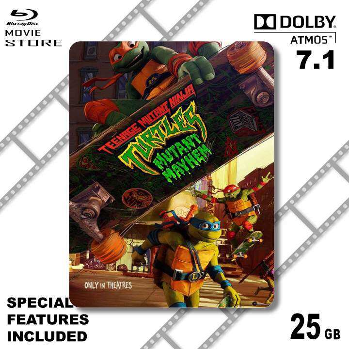 Bluray Teenage Mutant Ninja Turtles: Mutant Mayhem (2023) Cartoon Movie ...