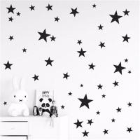 New 45/24pcs Cartoon Starry Wall Stickers For Kids Rooms Home Decor Little Stars Wall Decals Baby Nursery DIY Vinyl Art Mural Wall Stickers  Decals
