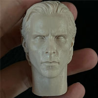 Unpainted 16 Scale Christian Bale Head Sculpt สำหรับ Action Figure ตุ๊กตาทหารอุปกรณ์เสริมภาพวาดการออกกำลังกาย No.135