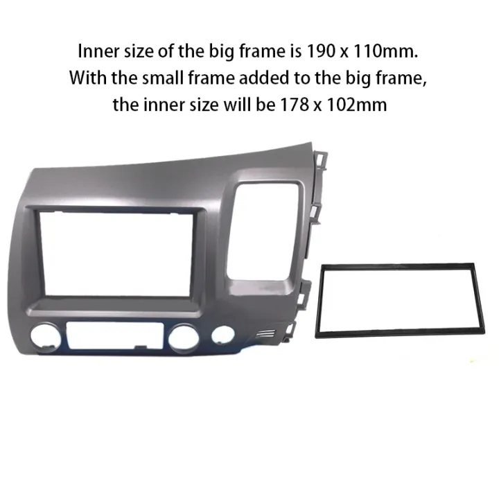 for-honda-civic-2006-2011-stereo-radio-double-2-din-dash-kit-fascia-dash-panel-trim-rhd