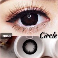 ?Wink : Circle Black  สีดำ สายตาปกติ -6.50 ตาโตแบ๊ว