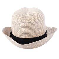 Straw Hat Fedora - Panama Trilby Style Packable Crushable Summer Sun Mens Ladies