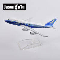 JASON TUTU 16เซนติเมตรรูปแบบเดิมโบอิ้ง B747เครื่องบินเครื่องบินรุ่น D Iecast โลหะ1400ขนาดเครื่องบินรุ่นของขวัญคอลเลกชัน