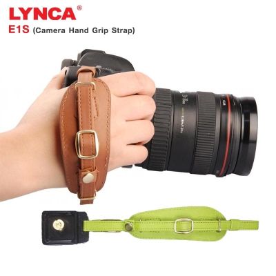 สายรัดข้อมือ LYNCA E1S UNIVERSAL PU WRIST STRAP GREEN สำหรับกล้อง DSLR และ SLR มาพร้อม Plate ***พร้อมส่ง***