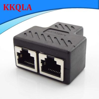 QKKQLA Network Connector Network Cable Female Distributor Ethernet Splitter Extender Plug Adapter C For Laptop