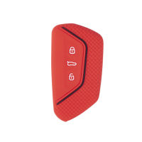 1Pcs รถด้านหลังซิลิโคนรีโมทสมาร์ทคีย์กรณี Key Fob ผู้ถือสำหรับ VW Volkswagen Golf 8 Mk8 2020 3ปุ่ม Smart Key