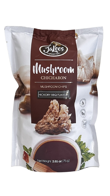 Jalees Mushroom Chips Chicharon Hickory Barbeque 75g Vegan Friendly And ...