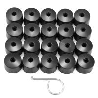 【CW】 20Pcs Car Cover Hub Covers Cap 17mm Tyre Screws MK4 Exterior Protection Accessories