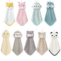 ▤ Soft Hand Wipe Towel Children Hair Drying Towel Fleece High Absorb Towel 69HE