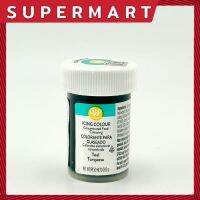 SUPERMART Wilton Icing Color Teal (Food Additive) 28.35 g. ไอซิ่ง คัลเลอร์ สีเขียวอมฟ้า (วัตถุเจือปนอาหาร) ตรา วิลตัน 28.35 g. #1111126