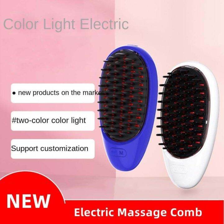 DRDIPR Scalp Comb Protable Hair Growth Hair Care Red Blue Light Head