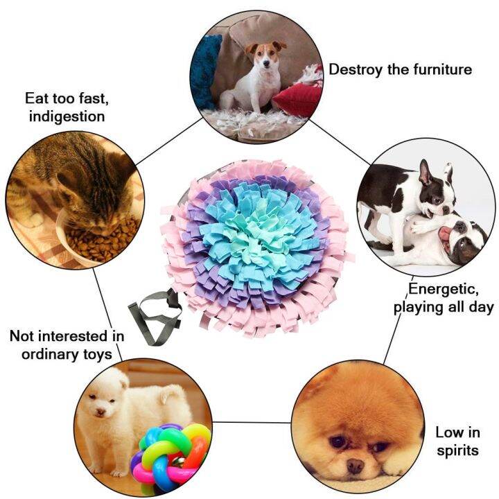 pets-baby-สุนัข-snuffle-mat-petfood-anti-choking-mat-cat-dog-training-blanketworkpet-slowing-feedingmat-mats