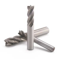 HSS Straight Shank 4 ขลุ่ย End Mill เครื่องตัด เจาะ Router Bit CNC เครื่องมือ 4/5/6/8/10/12mm