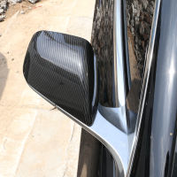 Matte Carbon Fiber Rearview Mirrors Guard Covers Caps Side Mirror Protector for Tesla Model 3 19-21 Exterior Modification