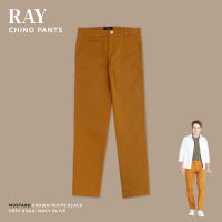 TWENTYSECOND กางเกงขายาว รุ่น Ray ทรงกระบอกเล็ก- สีเหลือง / Ray Chino Pants - Mustard