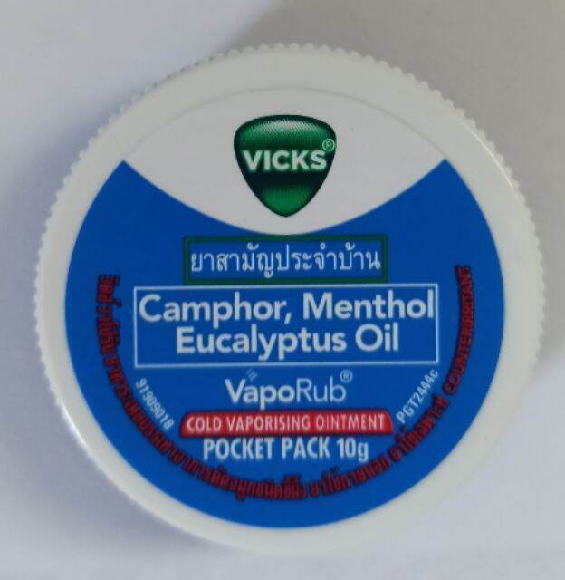 VICKS Camphor Eucalyptus Menthol Topical Ointment 10g Lazada PH