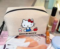 [??พร้อมส่งจากร้านไทย] ลิขสิทธิ์แท้100% Hello kitty Sanrio กระเป๋าเครื่องสำอางค์คิตตี้ กระเป๋าคิตตี้ กระเป๋าผ้าคิตตี้