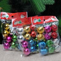 12pcs/lot 30mm Christmas Tree Decor Ball Bauble Xmas Party Hanging Ball Ornament Decorations for Home Christmas Decorations Gift