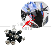 For BMW S1000RR HP4 2009 2010 2011 2012 2013 2014 Front windshield stainless steel A2 screw nut