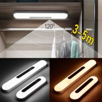 hot！【DT】 Aswesaw Night Under Cabinet Sensor Closet USB Rechargeable Lamp Lighting