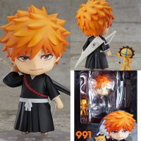 In Stock Wholesale Q Version Clay Figure Death 991# Ichigo Kurosaki Movable Face Changing Doll Ornaments Model