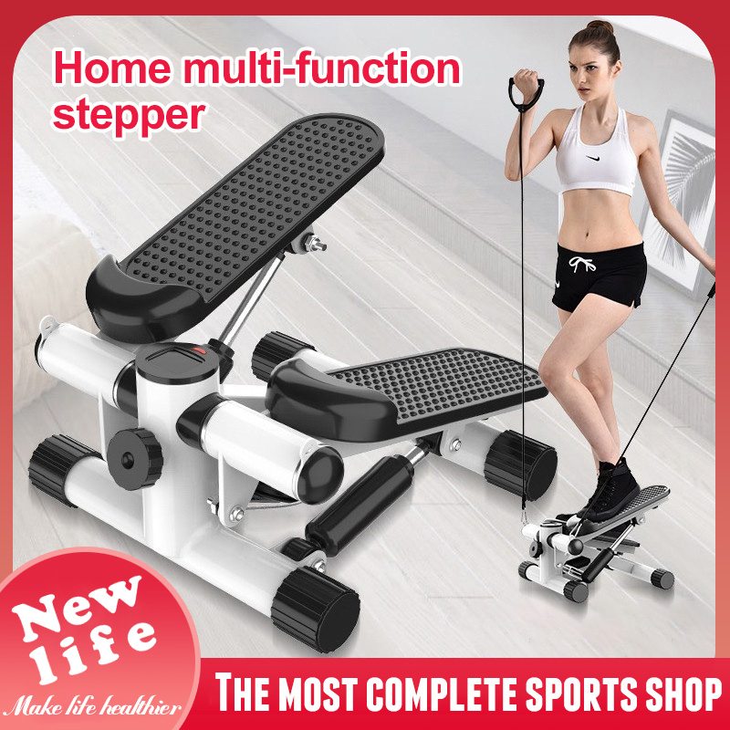 Mini Stepper Home Fitness Leg Arm Cord Training Step Gym Exercise Machine Pedal 