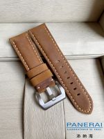 Strap For Panerai pei na sea leather male PAM111 441 crazy horse leather band 24 restoring ancient ways is 26 mm