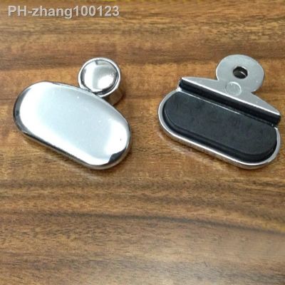 【CW】 4 Pcs Mirror Clip Fixed Glass Wall Mount Frameless Clamp Hinger Zinc Alloy Accessories Advertising Plate
