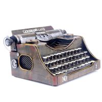 Retro Typewriter Model Retro Classic Wrought Iron Typewriter Decoration Props Home Soft Decorations Furnishing Crafts