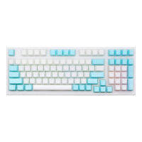 Taihao Cubic Profile Nana De Coco โปร่งแสง Backlit Doubleshot Keycaps สำหรับ Diy Gaming Mechanical Keyboard โปรไฟล์ Oem