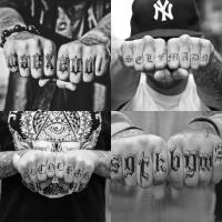 【YF】 5Sheet Black Elglish Letters Finger Temporary Tattoo Stickers Hand Art Fake Tatto  Butler Block Tatoo Men