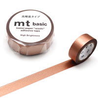 mt masking tape bronze (MT01P534) / เทปตกแต่งวาชิ สีบรอนซ์ แบรนด์ KAMOI mt masking tape ประเทศญี่ปุ่น